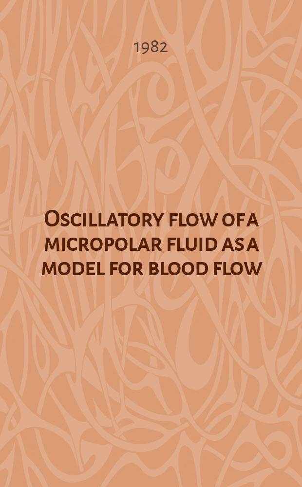 Oscillatory flow of a micropolar fluid as a model for blood flow