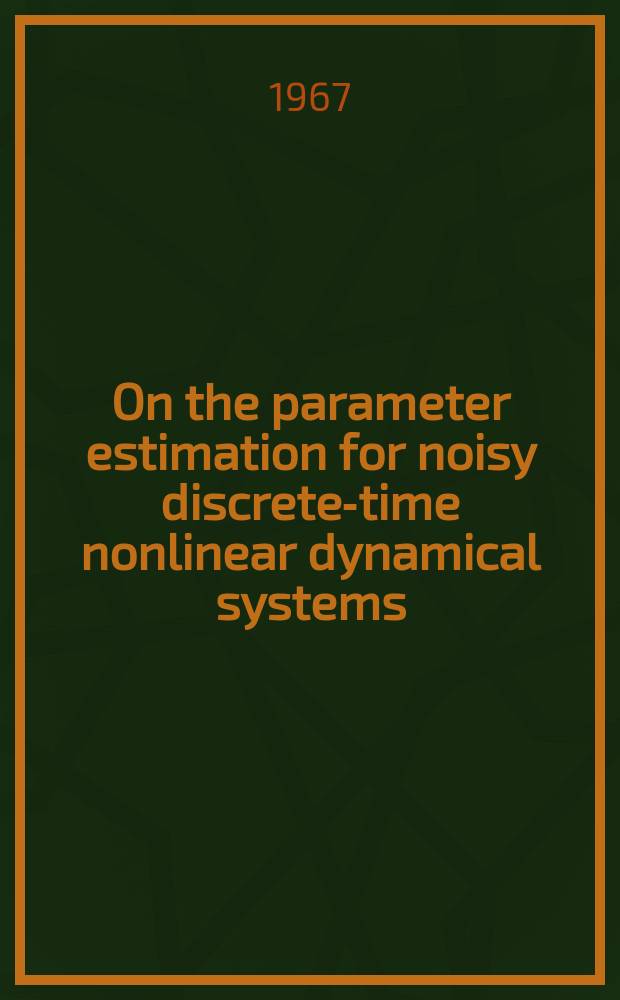 On the parameter estimation for noisy discrete-time nonlinear dynamical systems