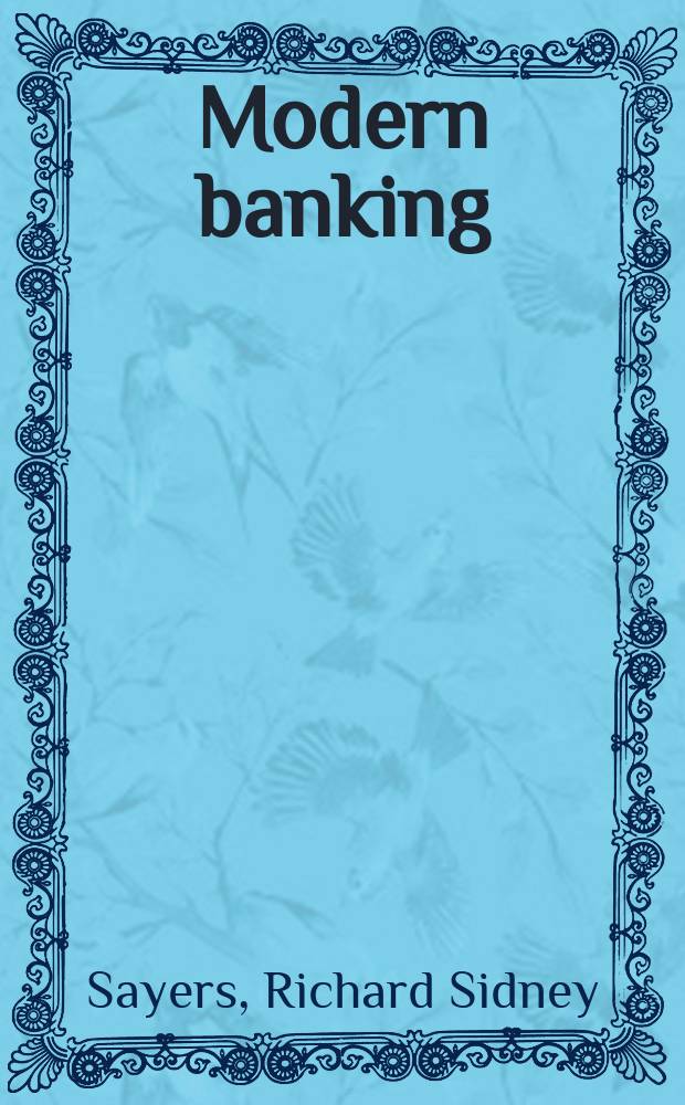 Modern banking