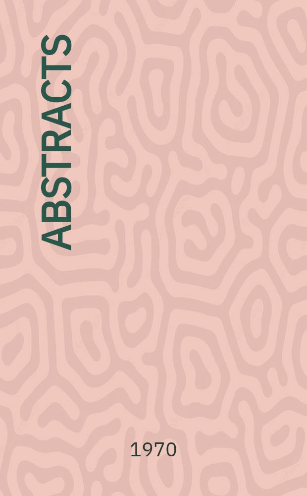 Abstracts