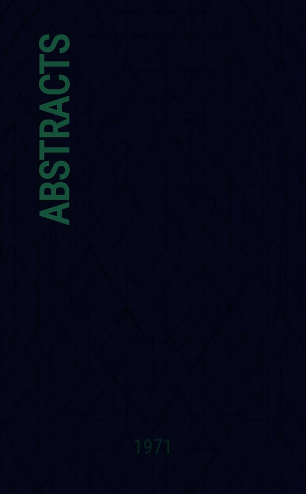 Abstracts