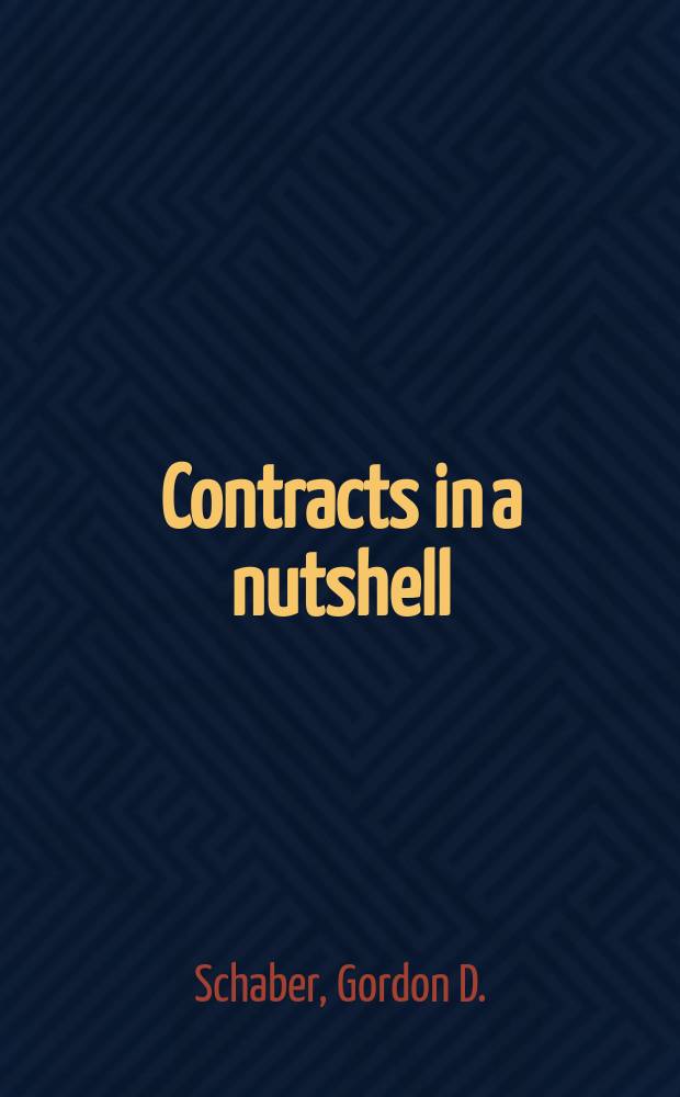 Contracts in a nutshell