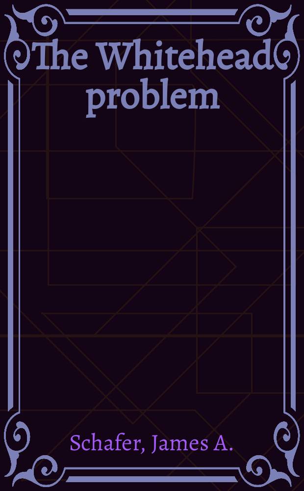 The Whitehead problem