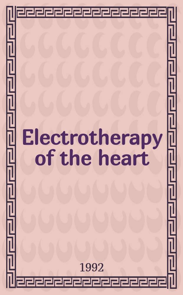 Electrotherapy of the heart : Techn. aspects in cardiac pacing