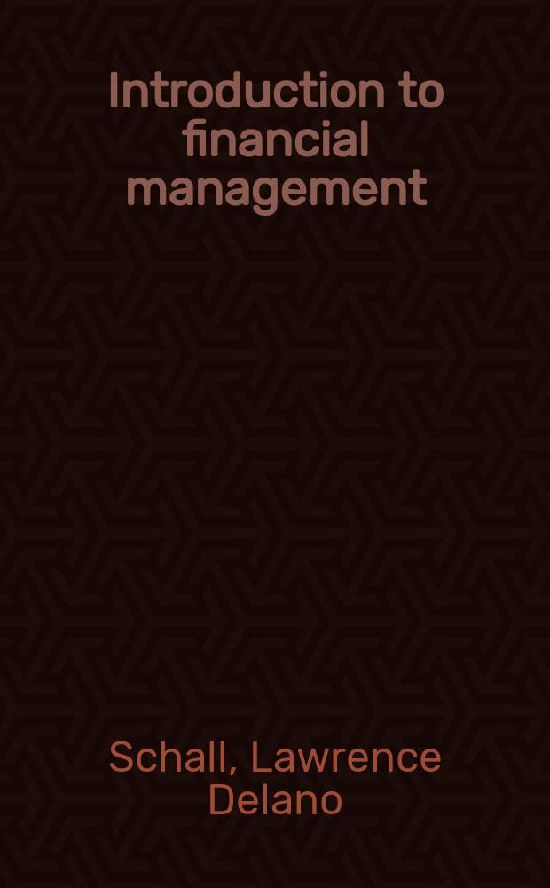 Introduction to financial management