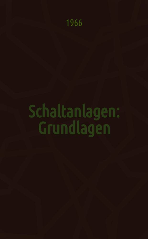 ... Schaltanlagen : Grundlagen : Bauteile : Einbaugeräte