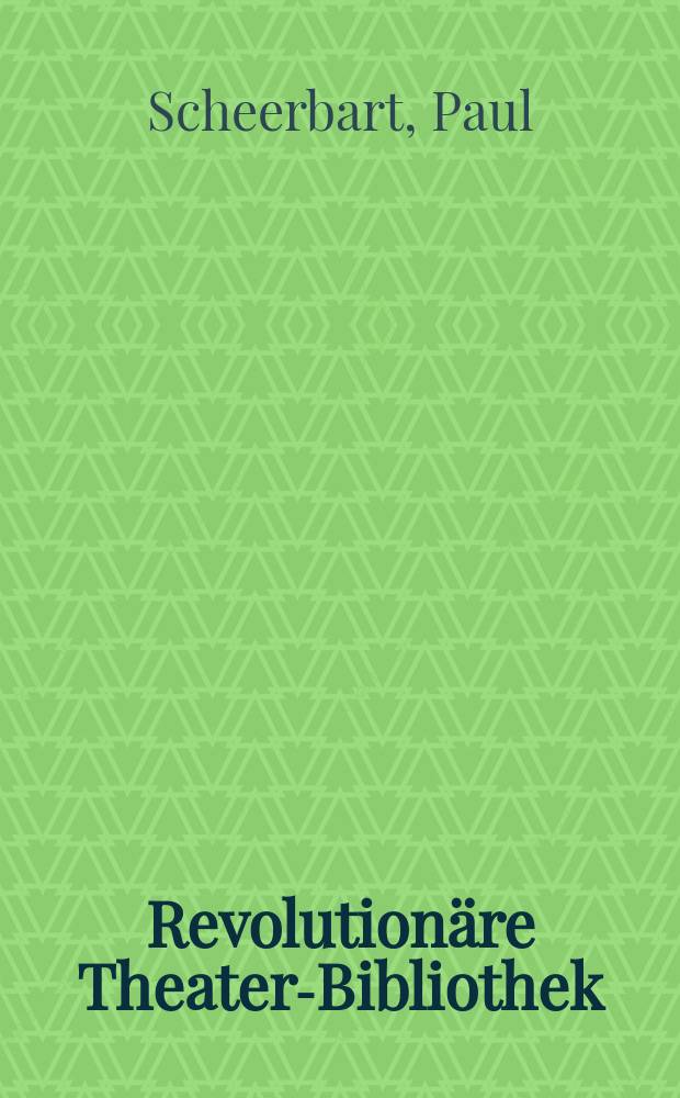 Revolutionäre Theater-Bibliothek