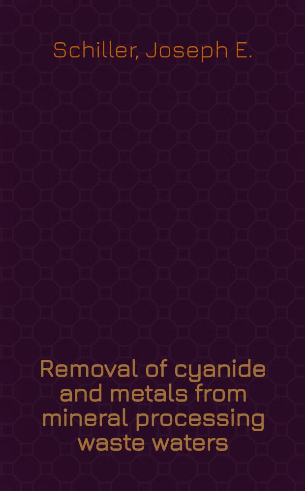 Removal of cyanide and metals from mineral processing waste waters