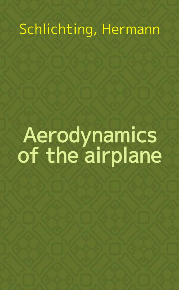 Aerodynamics of the airplane