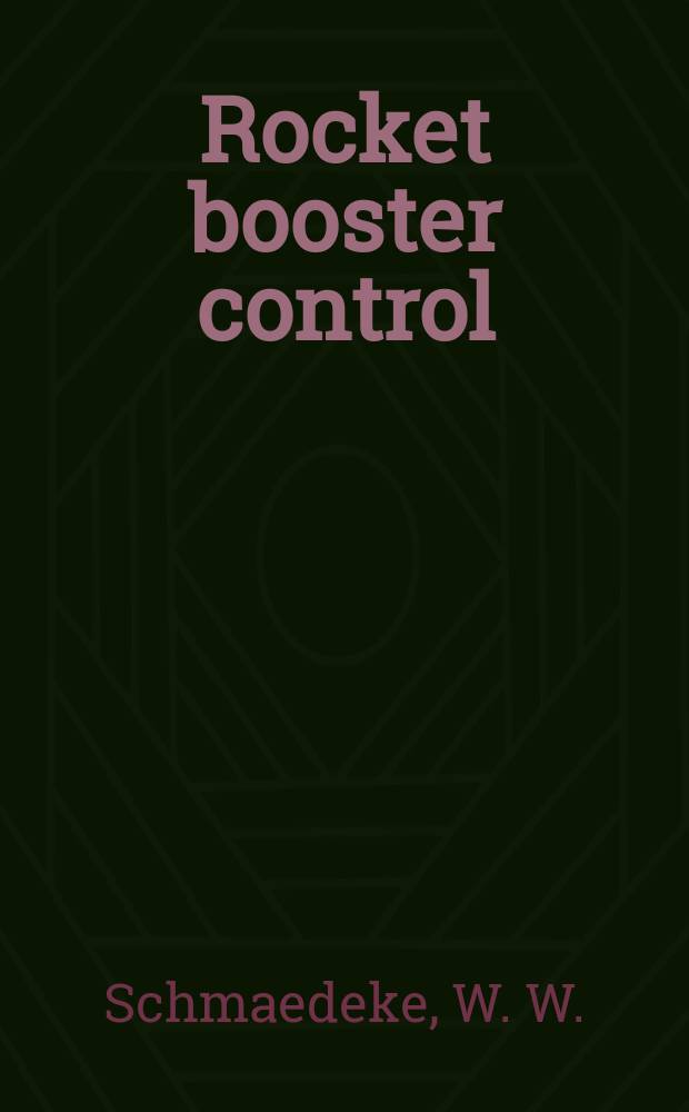 Rocket booster control : Time optimal control with amplitude and rate limited controls
