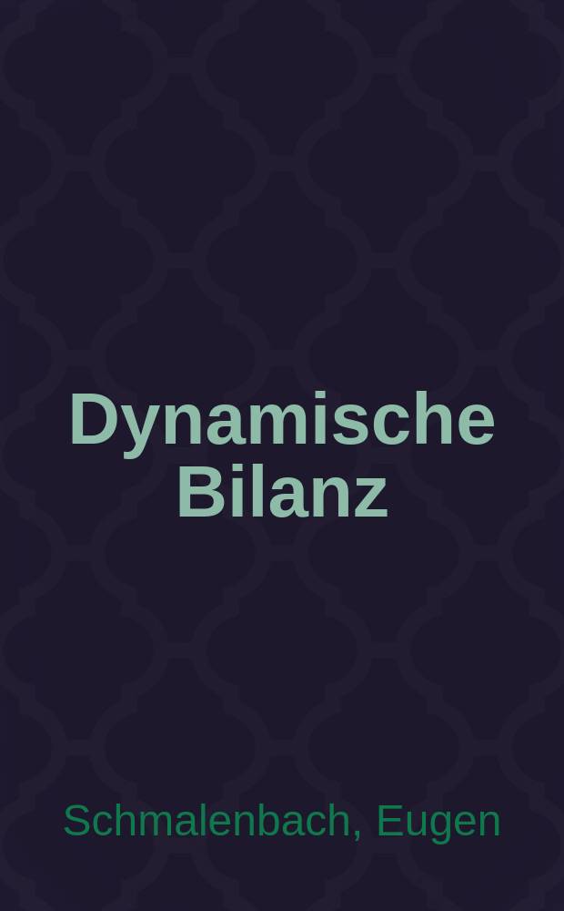 Dynamische Bilanz