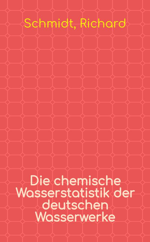 Die chemische Wasserstatistik der deutschen Wasserwerke