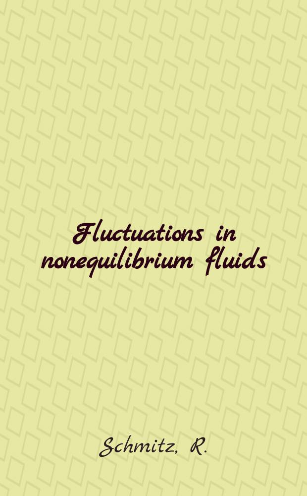 Fluctuations in nonequilibrium fluids