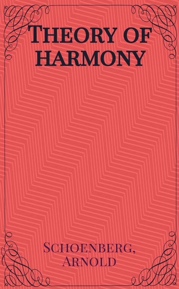 Theory of harmony