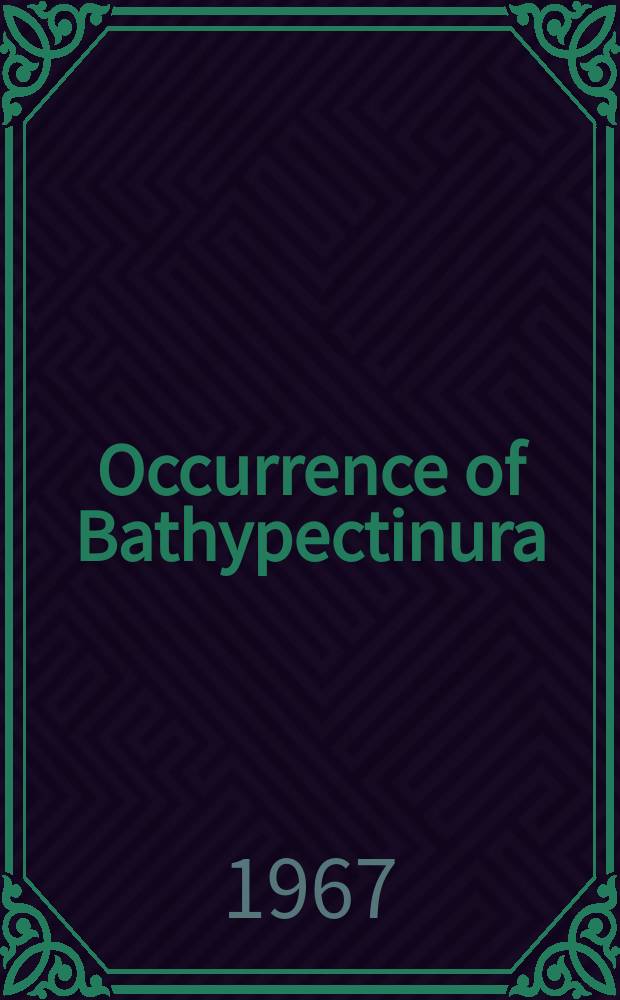 Occurrence of Bathypectinura (Ophiuroidea) in New Zealand waters