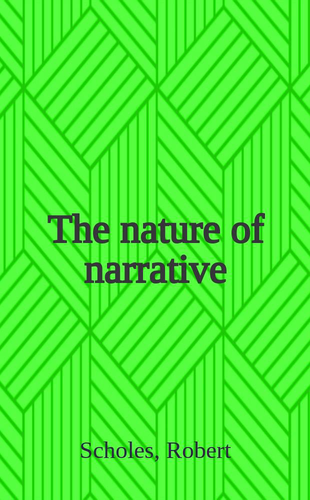 The nature of narrative