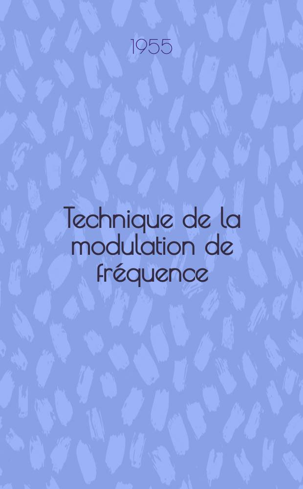 Technique de la modulation de fréquence