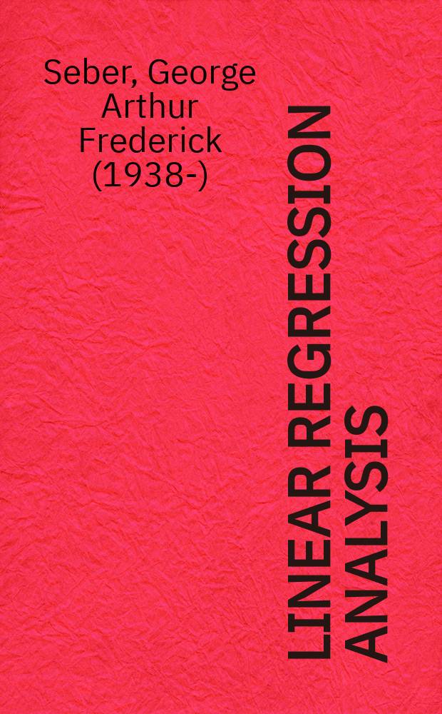 Linear regression analysis