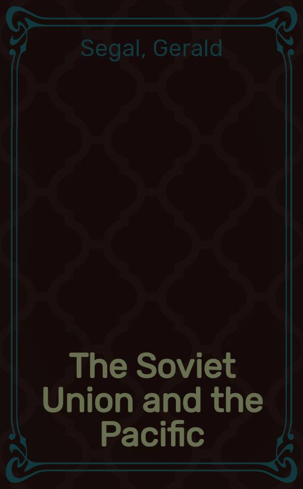 The Soviet Union and the Pacific