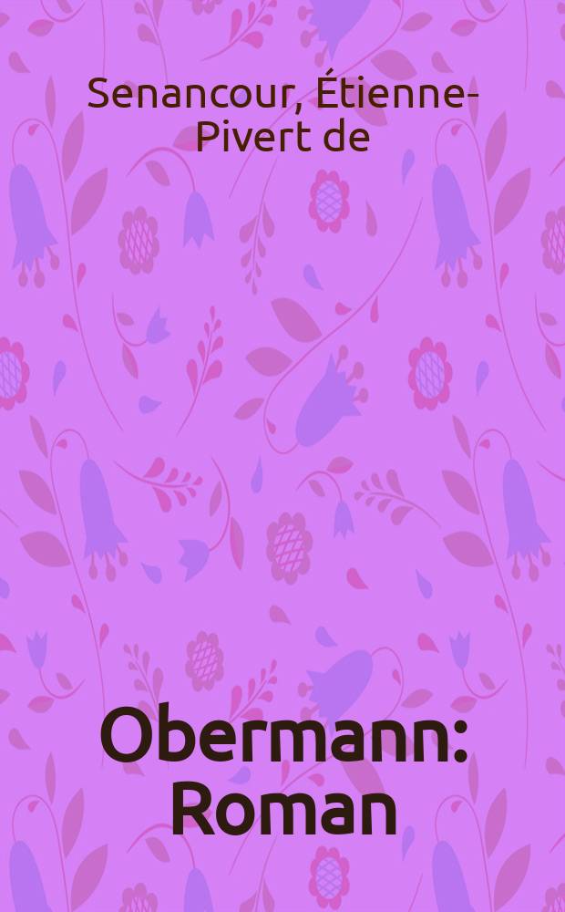 Obermann : Roman