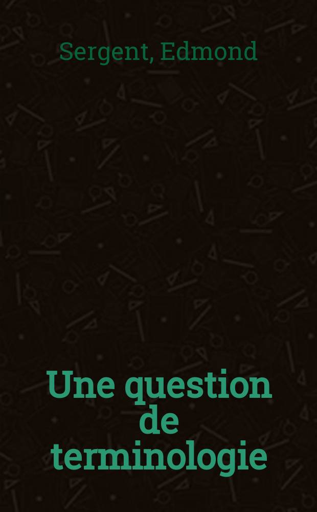 Une question de terminologie: comment traduire "stress"?