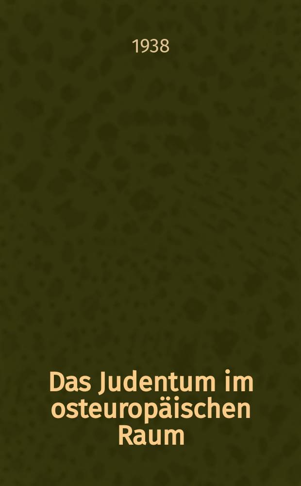 Das Judentum im osteuropäischen Raum