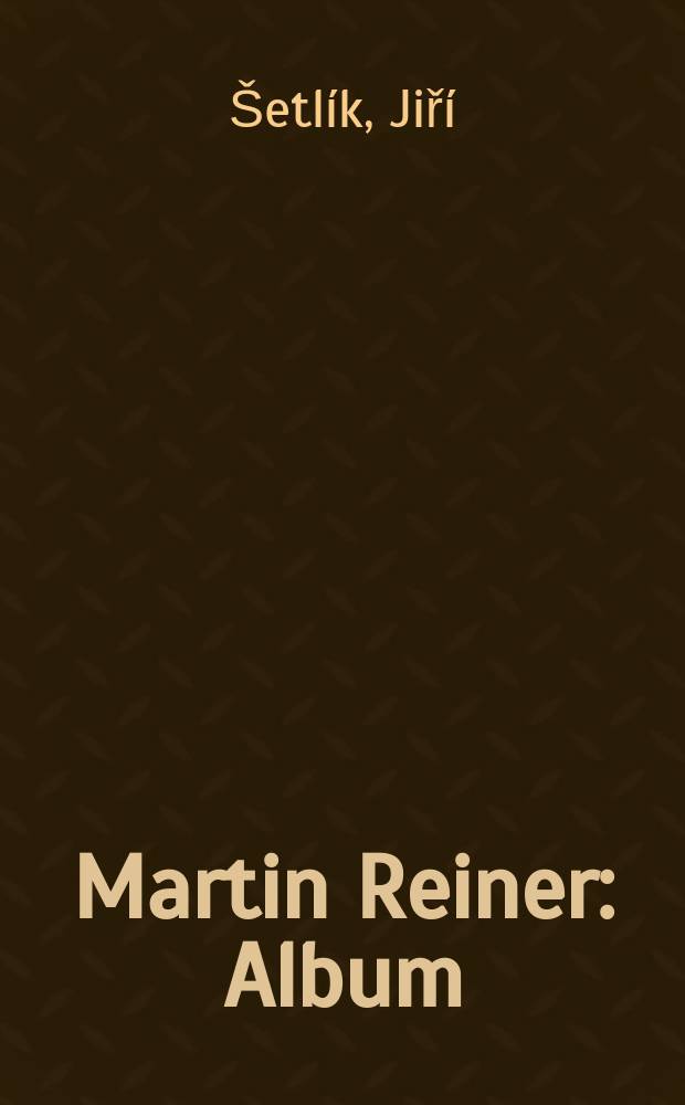 Martin Reiner : Album