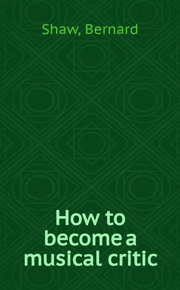 How to become a musical critic