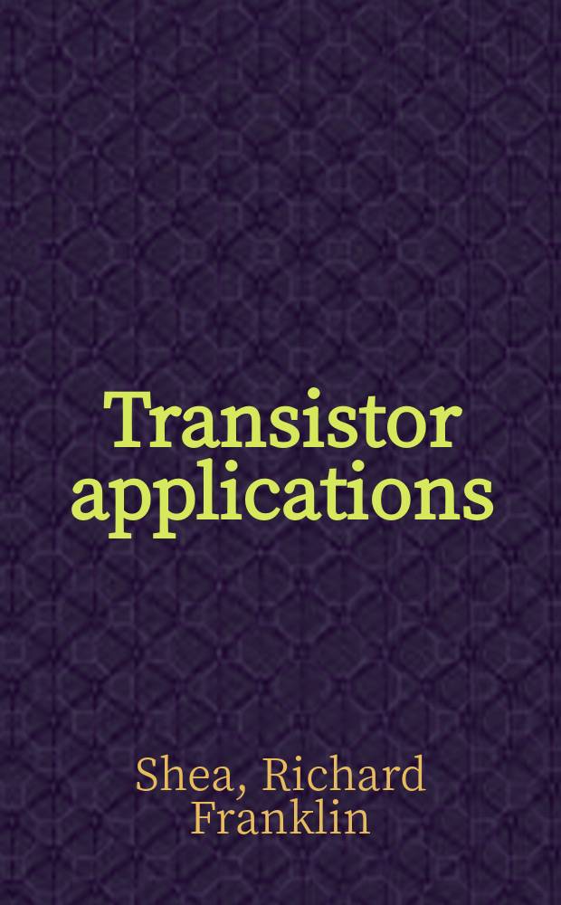 Transistor applications