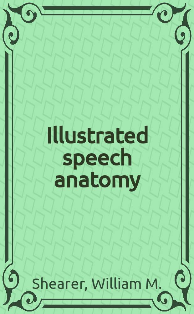 Illustrated speech anatomy