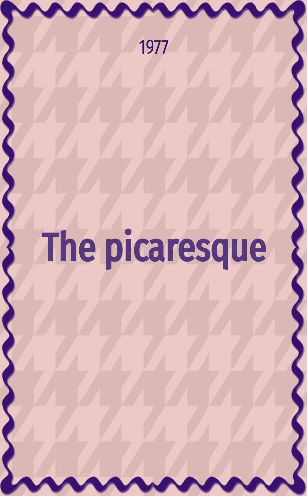 The picaresque