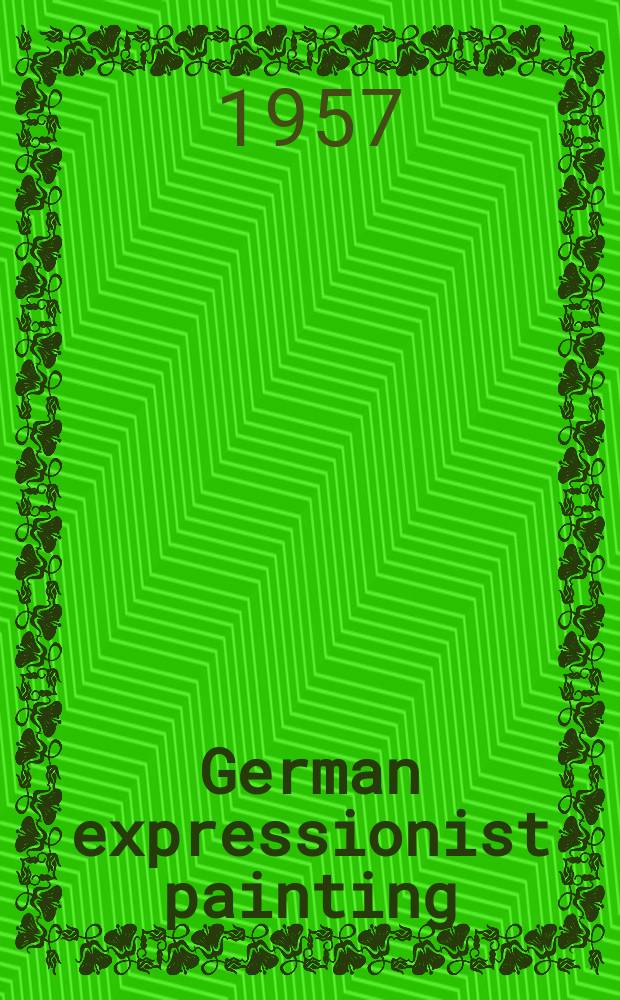 German expressionist painting