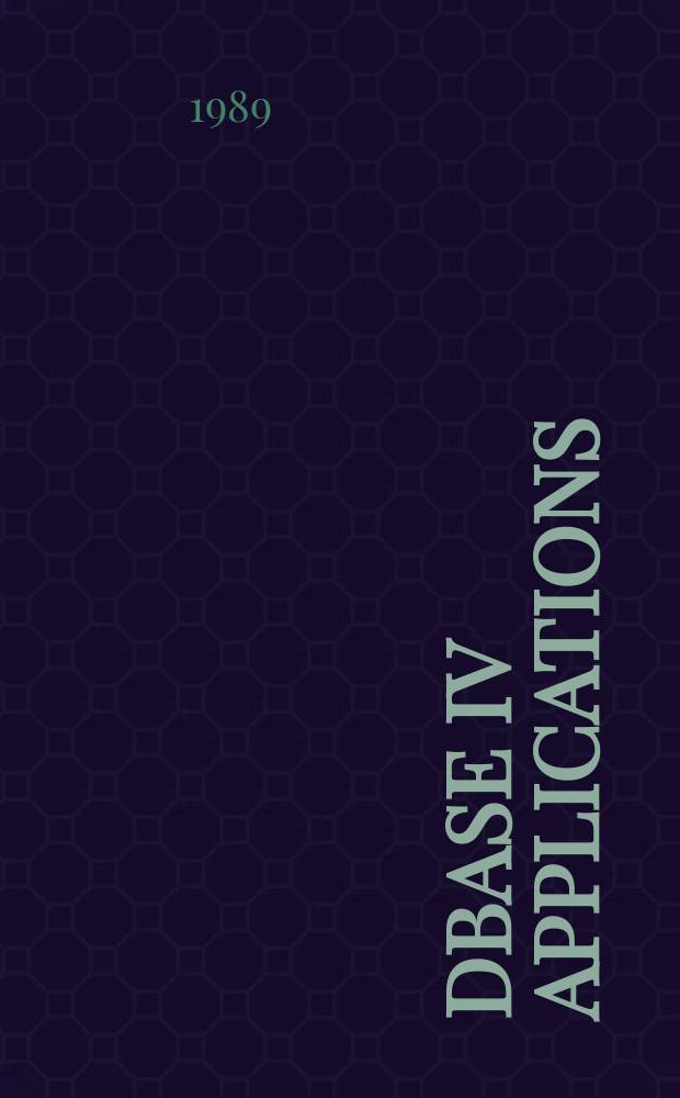 dBASE IV applications