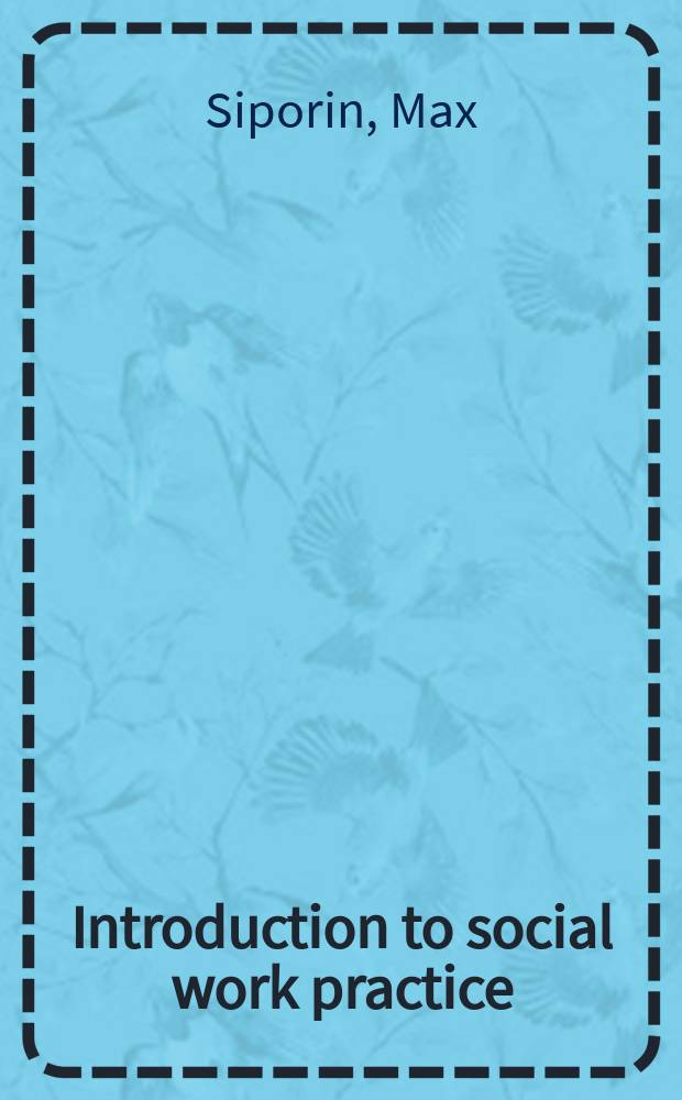 Introduction to social work practice