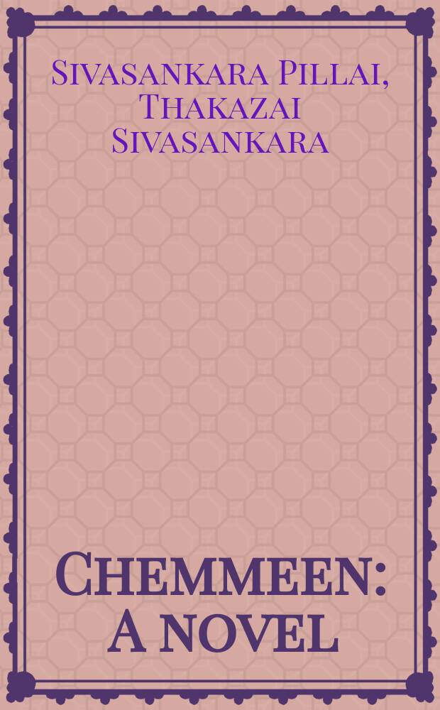 Chemmeen : A novel