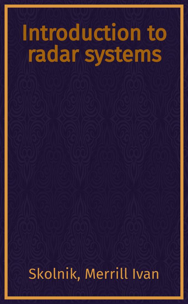 Introduction to radar systems