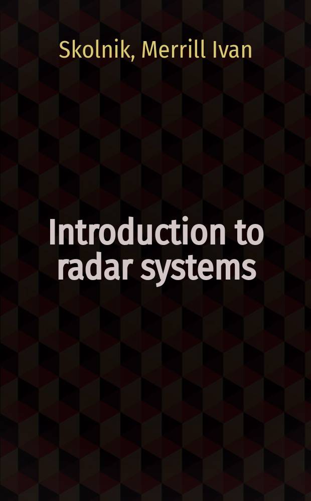 Introduction to radar systems