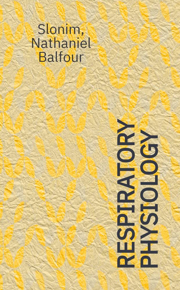 Respiratory physiology