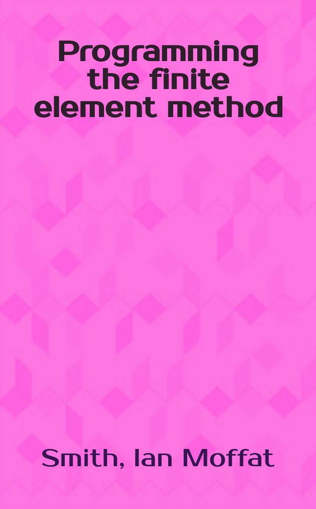 Programming the finite element method