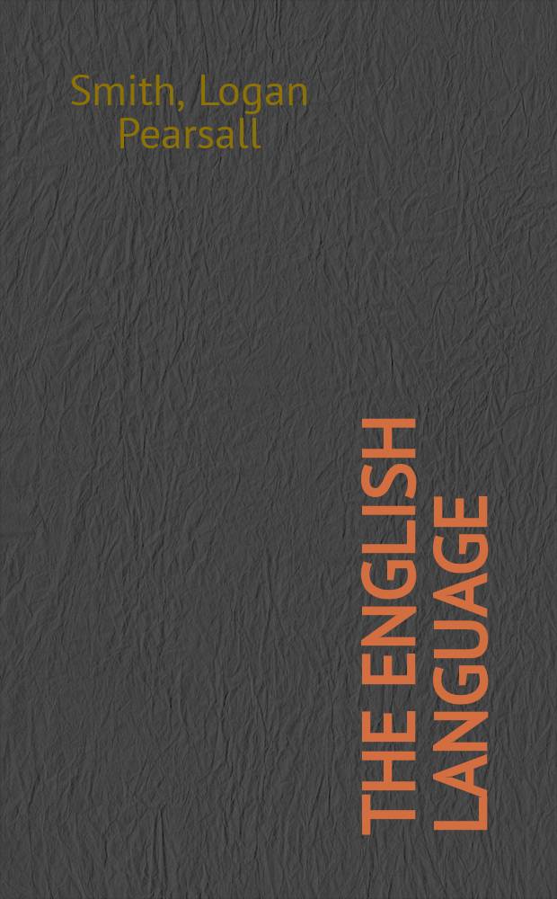 The English language