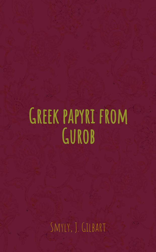 Greek papyri from Gurob