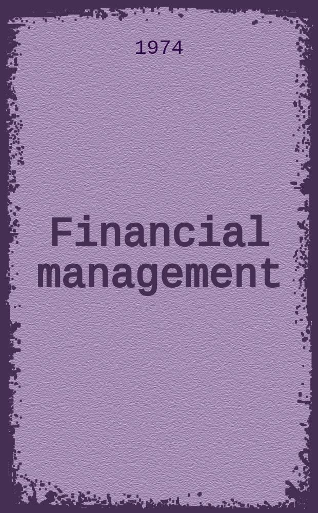 Financial management