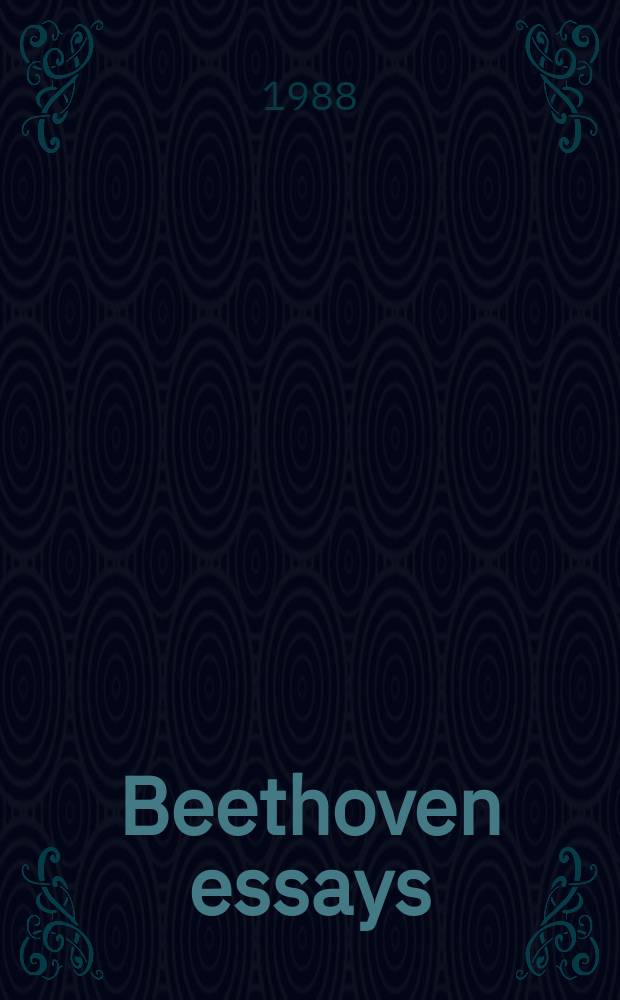 Beethoven essays