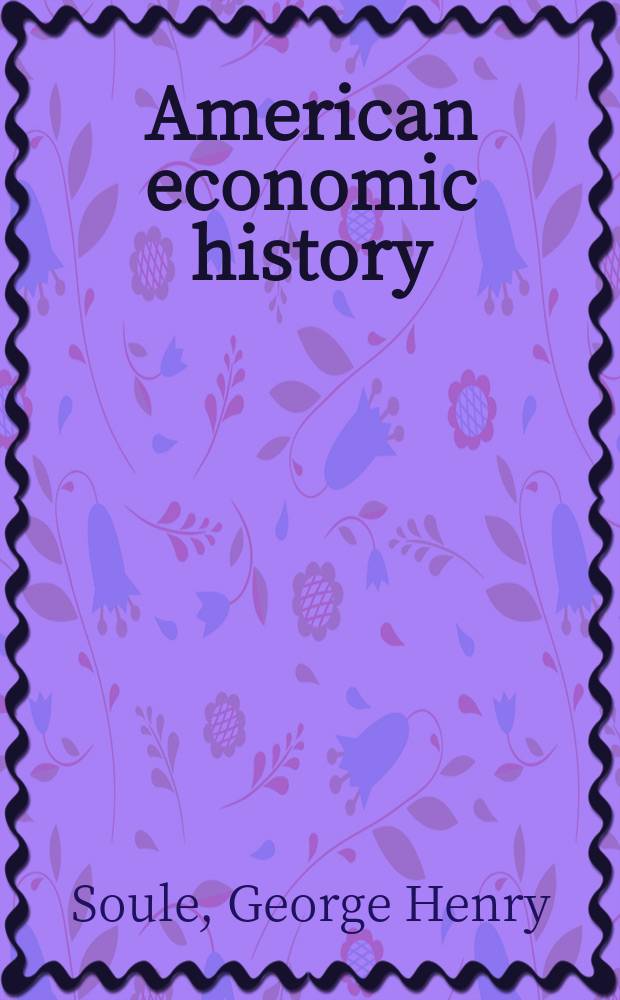 American economic history