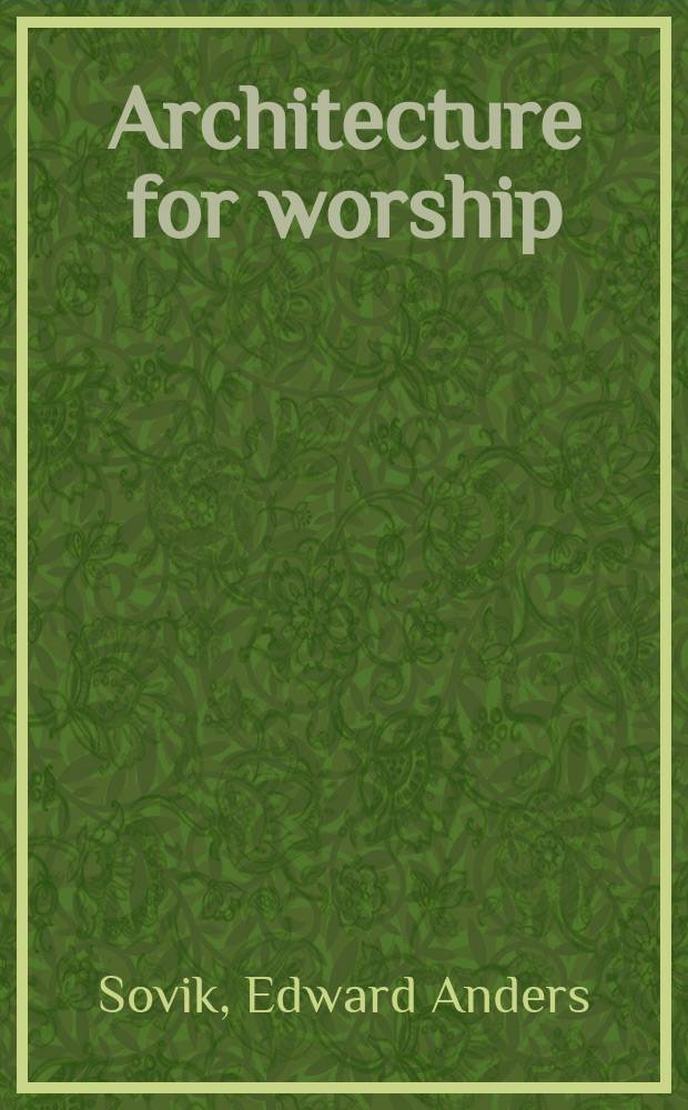Architecture for worship