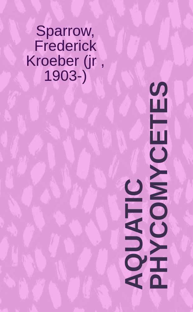 Aquatic phycomycetes