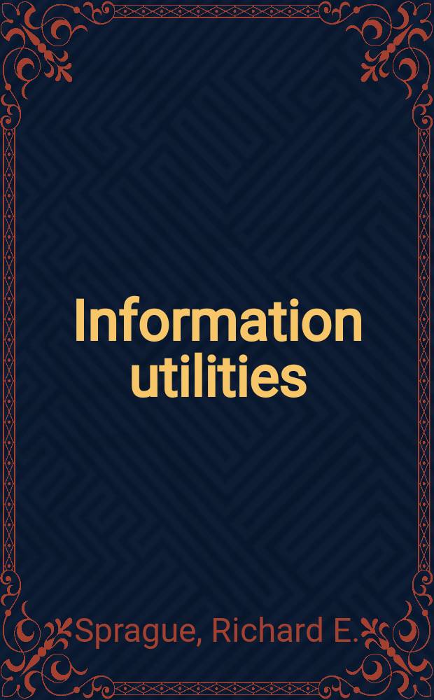Information utilities