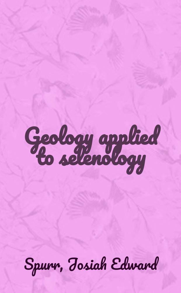Geology applied to selenology : The Imbrian plain region of the moon