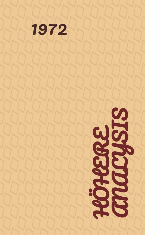 H&ouml;here Analysis