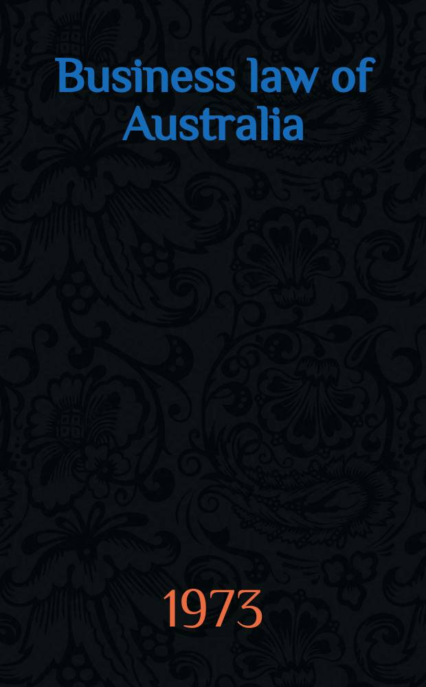 Business law of Australia